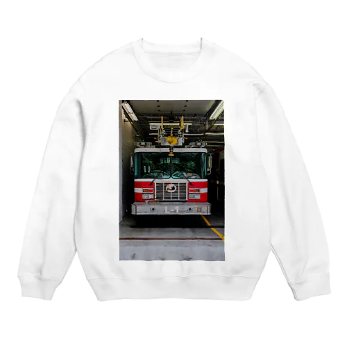 消防車 Crew Neck Sweatshirt