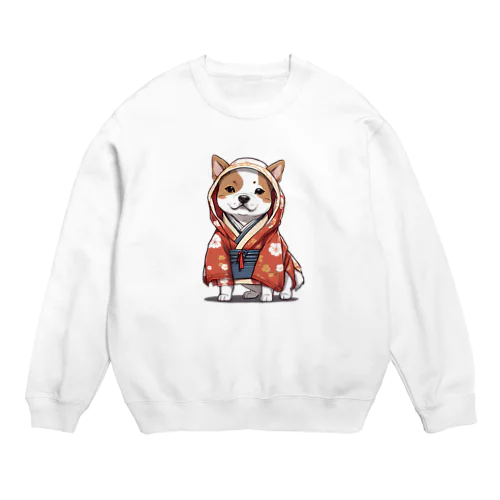 和装わんちゃん Crew Neck Sweatshirt