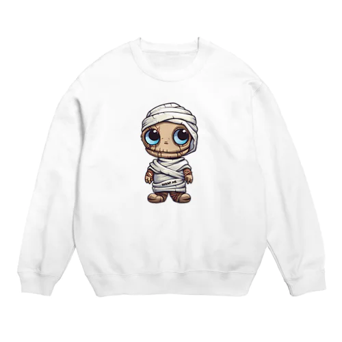 Wrapped Wonders Halloween Collection: Mummy #06 Crew Neck Sweatshirt