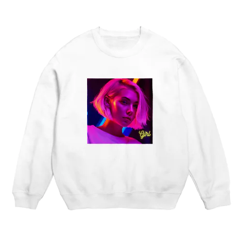 girl  Crew Neck Sweatshirt