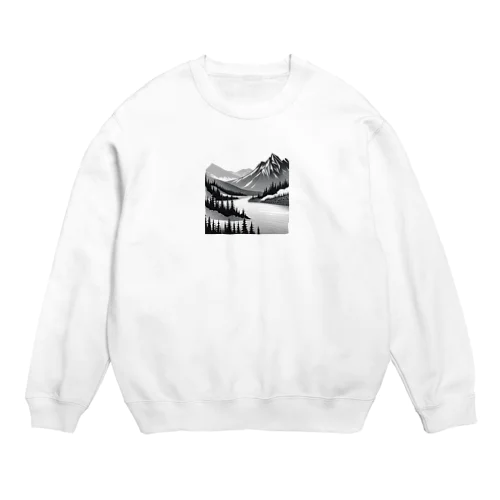 有名な観光スポットイメージ画像： キャッチャン（カナダ、ユーコン準州） Crew Neck Sweatshirt