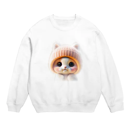 にゃんともかわいい日常 Crew Neck Sweatshirt