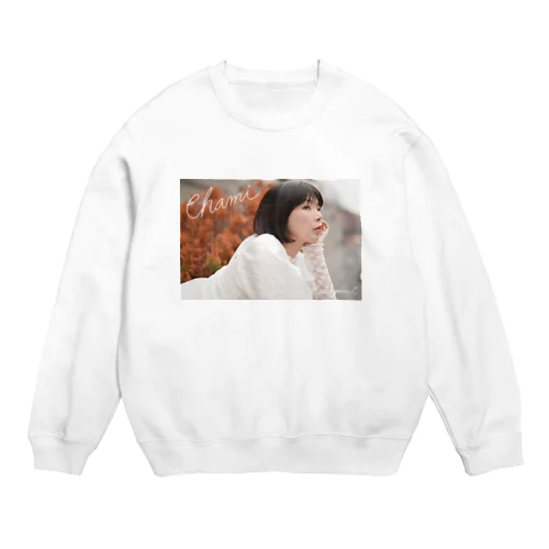 彩羽真矢 ナチュラルポートレート Crew Neck Sweatshirt