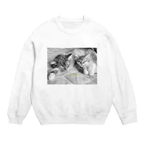 #ネコヒメペット 61ฅ^ơωơ^ฅ♡ Crew Neck Sweatshirt