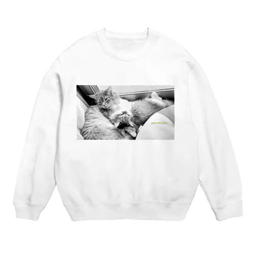 #ネコヒメペット 71ฅ^ơωơ^ฅ♡ Crew Neck Sweatshirt