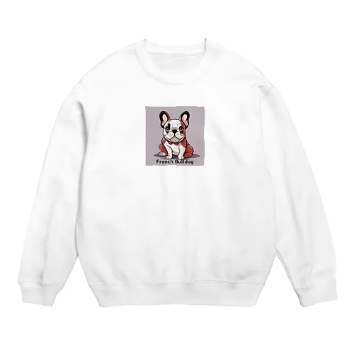 フレンチブルドックの魅力を詰め込んだ『ブルドック・ワンダーランド』コレクション Crew Neck Sweatshirt