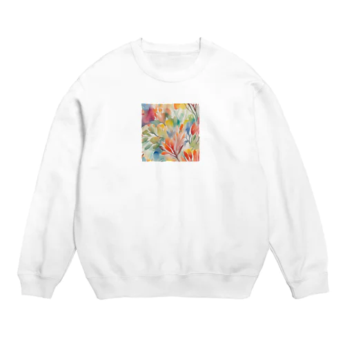 フラワー Crew Neck Sweatshirt