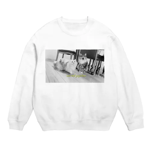 #ネコヒメペット 90ฅ^ơωơ^ฅ♡ Crew Neck Sweatshirt