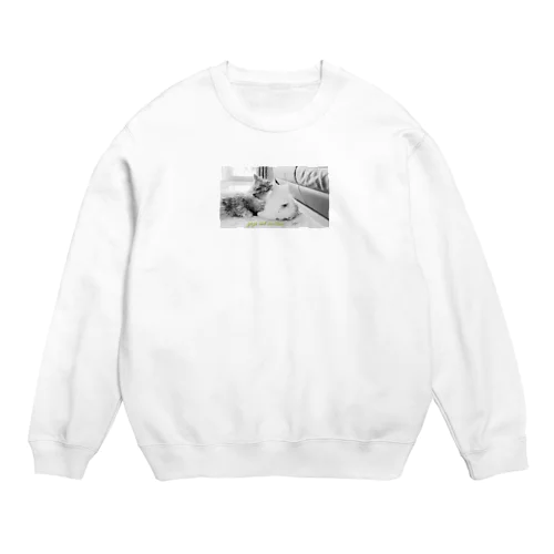 #ネコヒメペット 93ฅ^ơωơ^ฅ♡ Crew Neck Sweatshirt