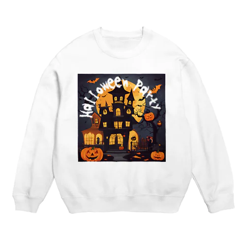 Halloween party  Crew Neck Sweatshirt