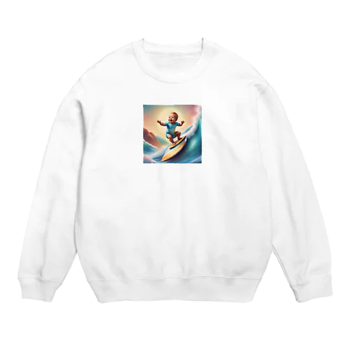 Baby surf Crew Neck Sweatshirt