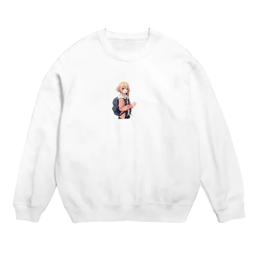 ツンデレ女子 Crew Neck Sweatshirt