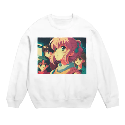 「OVA 地球最後の冬休み」| 90s J-Anime "OVA The Last Winter Vacation on Earth" Crew Neck Sweatshirt