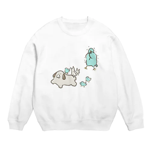 ひながかえったワンねぇ Crew Neck Sweatshirt