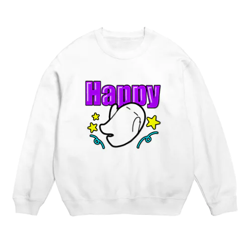 Happyな生き物 Crew Neck Sweatshirt