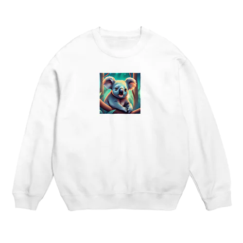 コアラのイラストグッズ Crew Neck Sweatshirt