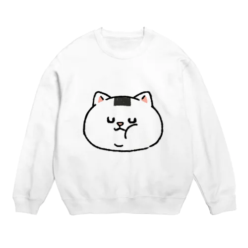 どすこいねこ Crew Neck Sweatshirt