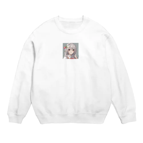 可愛いAIキャラ2 Crew Neck Sweatshirt