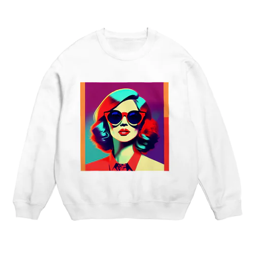 ロサンゼルスの女 Crew Neck Sweatshirt