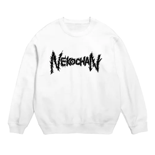 NEKOCHAN Graffiti (ブラック) Crew Neck Sweatshirt