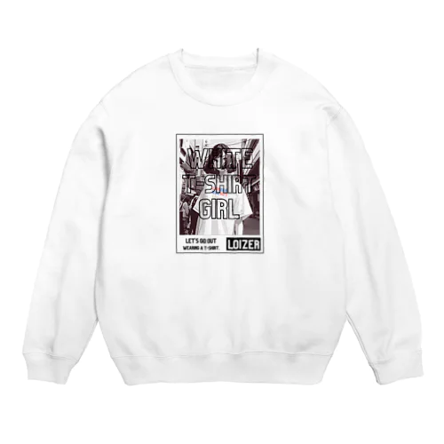 T-shirt girl Crew Neck Sweatshirt