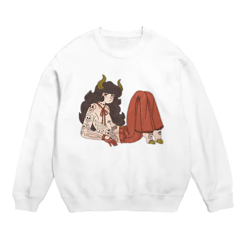 やさぐれ君 Crew Neck Sweatshirt