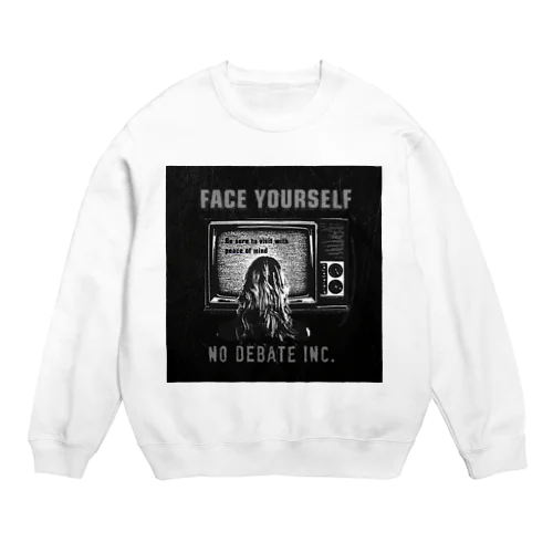 自分と向き合う Crew Neck Sweatshirt