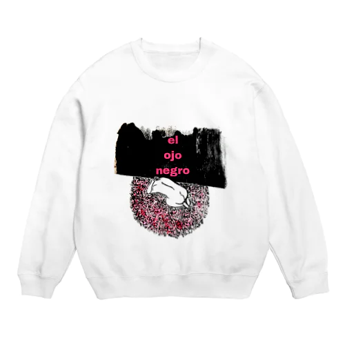 el_ojo_negro012 Crew Neck Sweatshirt