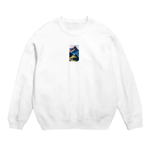 風景6山 Crew Neck Sweatshirt