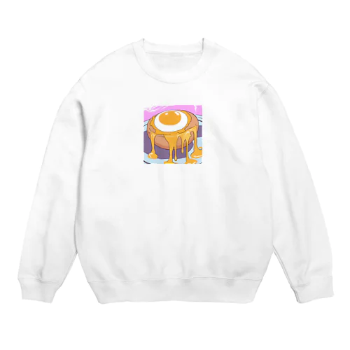 割れた卵2 Crew Neck Sweatshirt