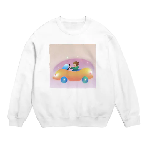 Go!Go!Car! Crew Neck Sweatshirt