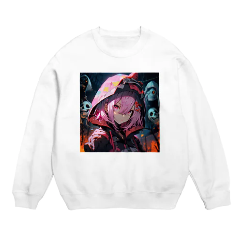 ハロウィン２ Crew Neck Sweatshirt