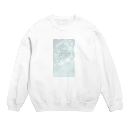 フランス語だから恥ずかしくないポジティブメッセージ Crew Neck Sweatshirt