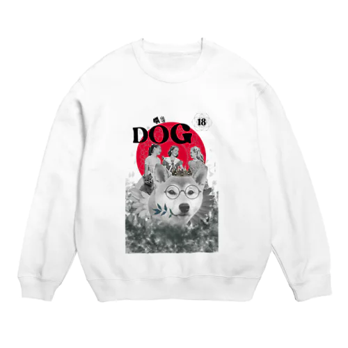 18→シバ犬　Stylish Lenormand  Crew Neck Sweatshirt