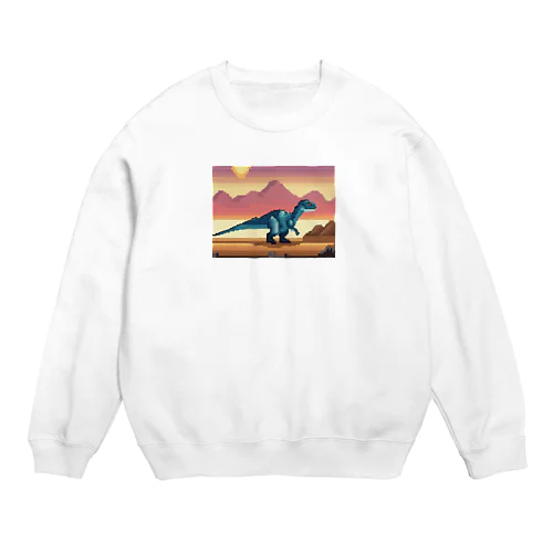 恐竜㊺　マジュンガサウルス Crew Neck Sweatshirt