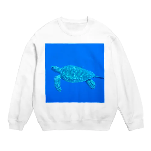 ウミガメ 001 Crew Neck Sweatshirt