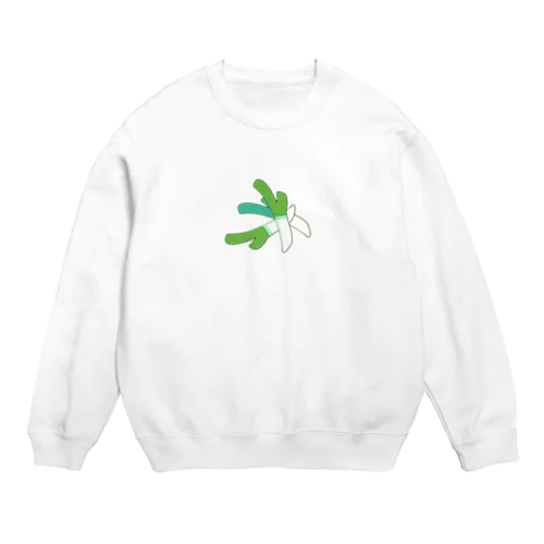 高級ねぎ Crew Neck Sweatshirt