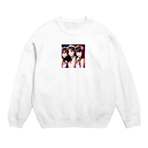 美少女アイドルグループ Crew Neck Sweatshirt