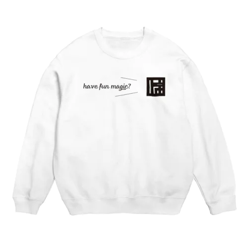 はやふみオリジナルキャッチフレーズ Crew Neck Sweatshirt