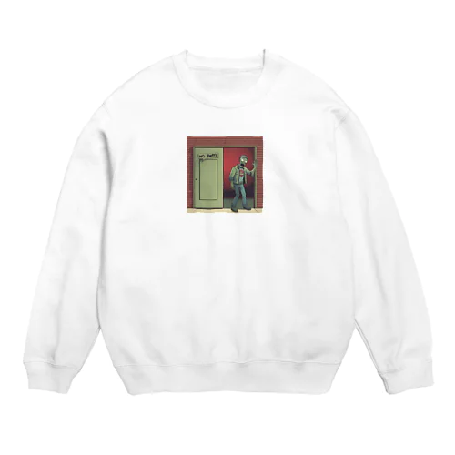 侵略ゾンビ君 Crew Neck Sweatshirt