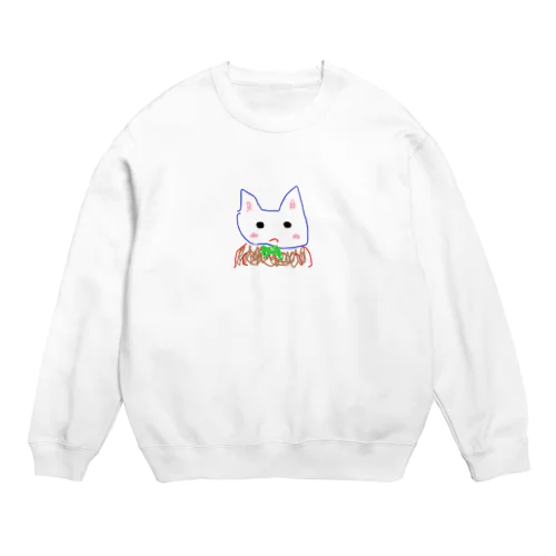 cat Crew Neck Sweatshirt