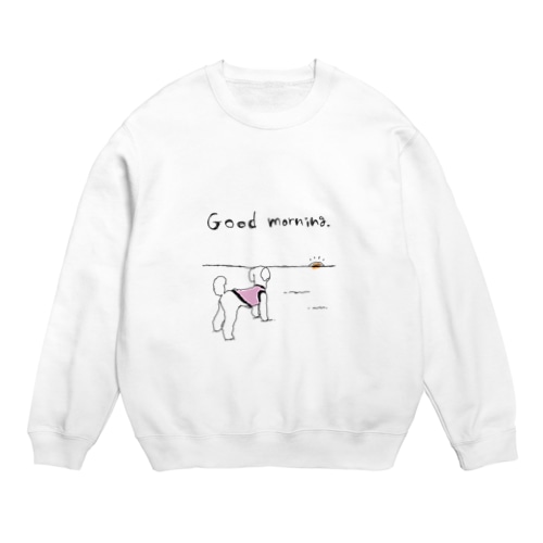 Good morning. カラー Crew Neck Sweatshirt