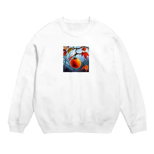 秋と言えば柿 Crew Neck Sweatshirt