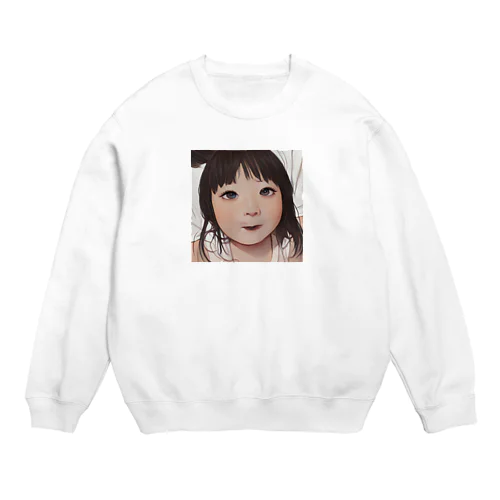 変顔？ Crew Neck Sweatshirt