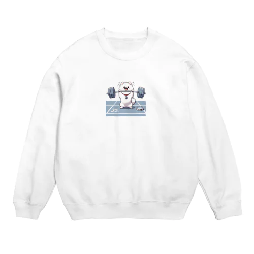 トレラニアン　ホワイト Crew Neck Sweatshirt