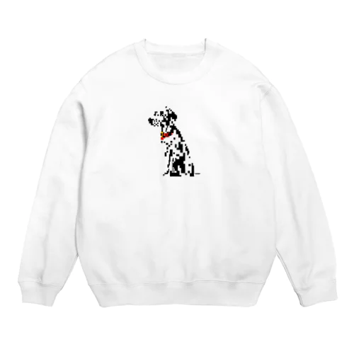 ピクセルアートダルメシアン　2 Crew Neck Sweatshirt