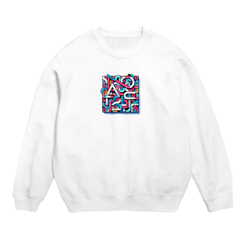 ABSTRACT Crew Neck Sweatshirt