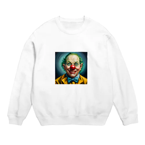 不気味なピエロのグッズ Crew Neck Sweatshirt