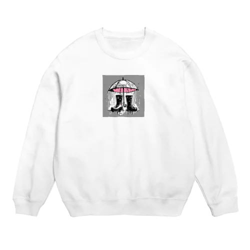 雨の日 Crew Neck Sweatshirt