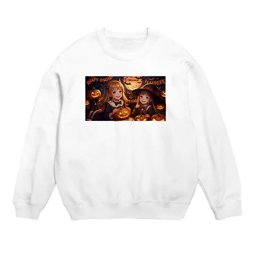 ハッピーハロウィン② Crew Neck Sweatshirt